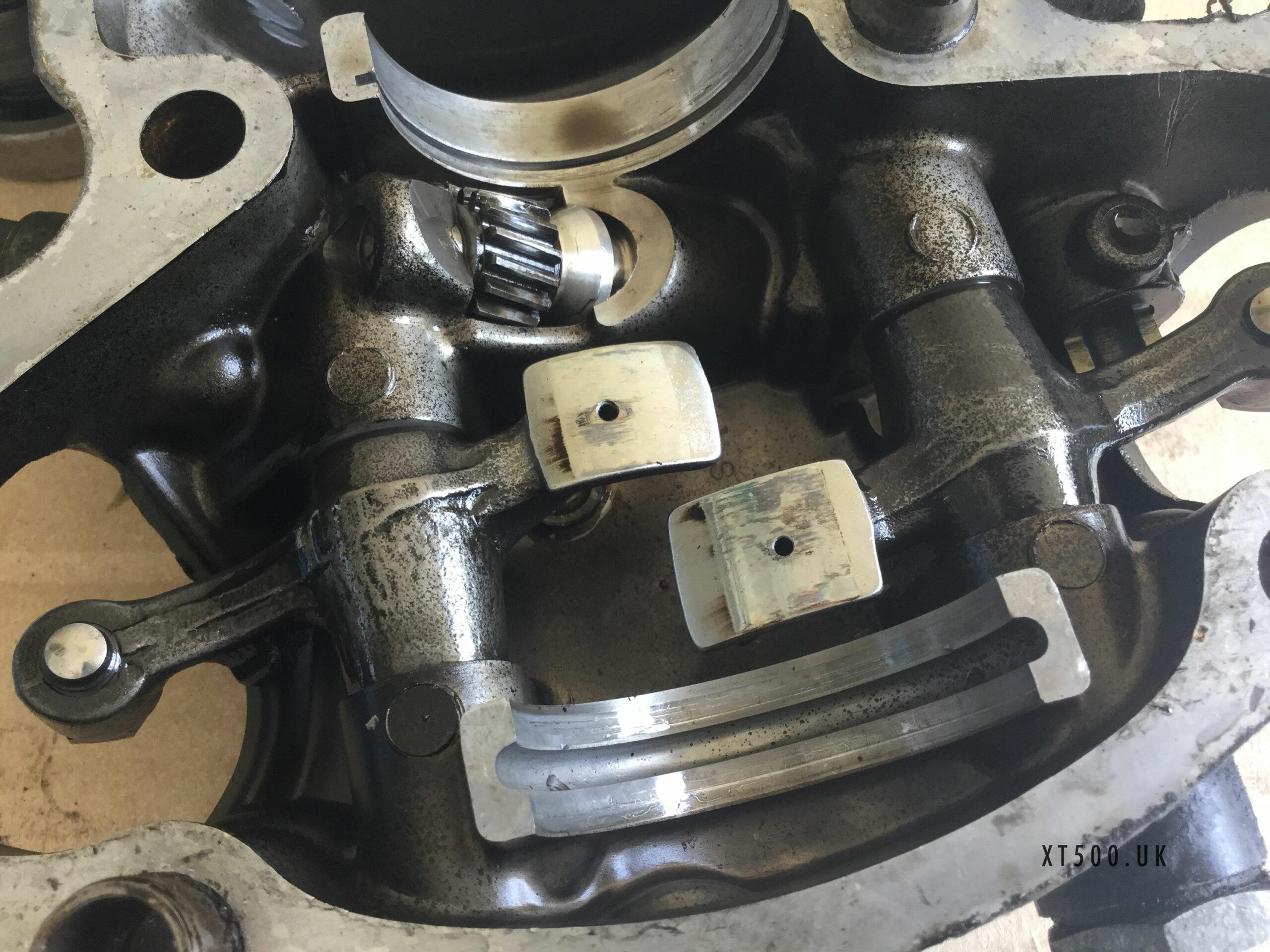 XT500 rocker arms in cover