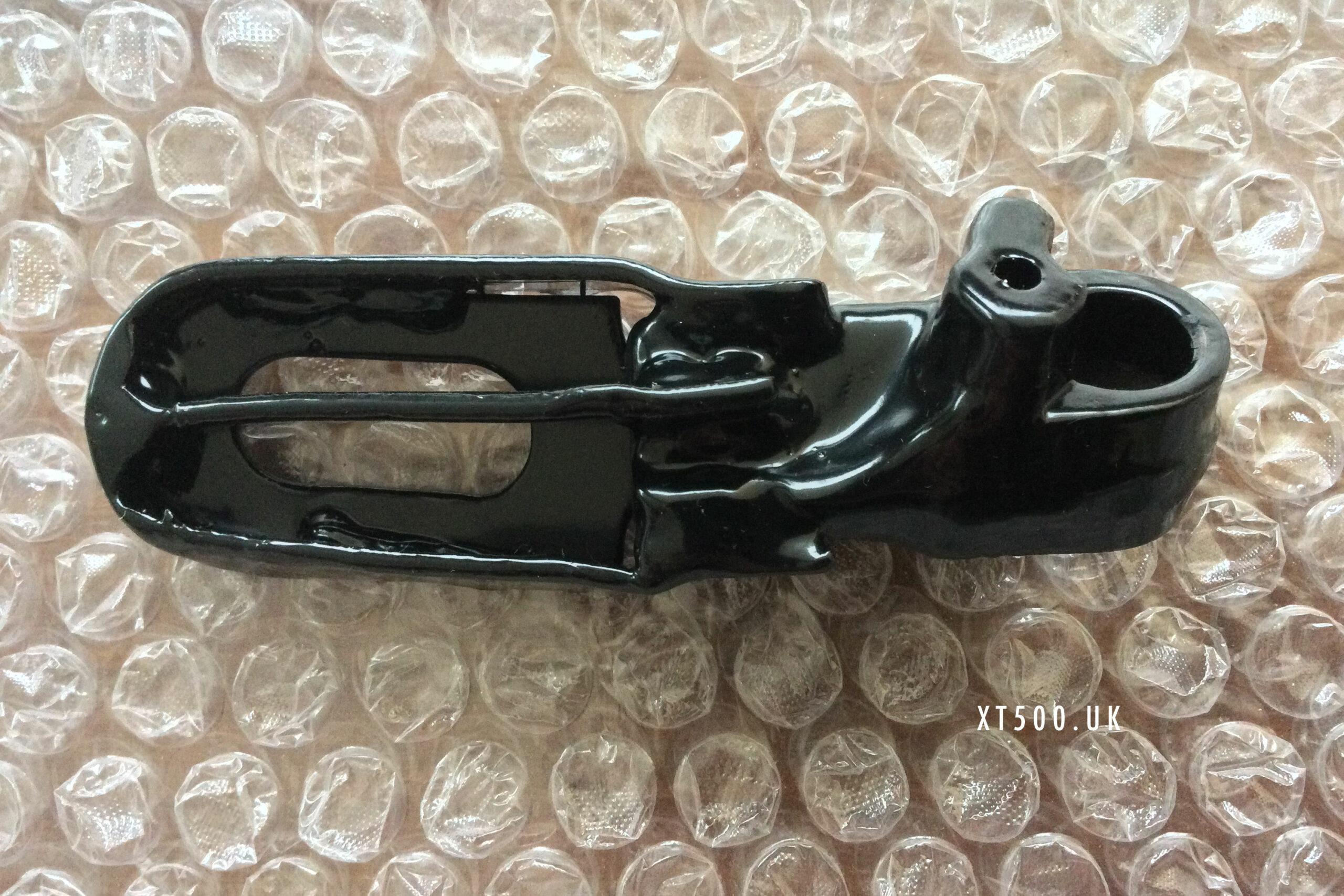 XT500 front foot peg powder coated