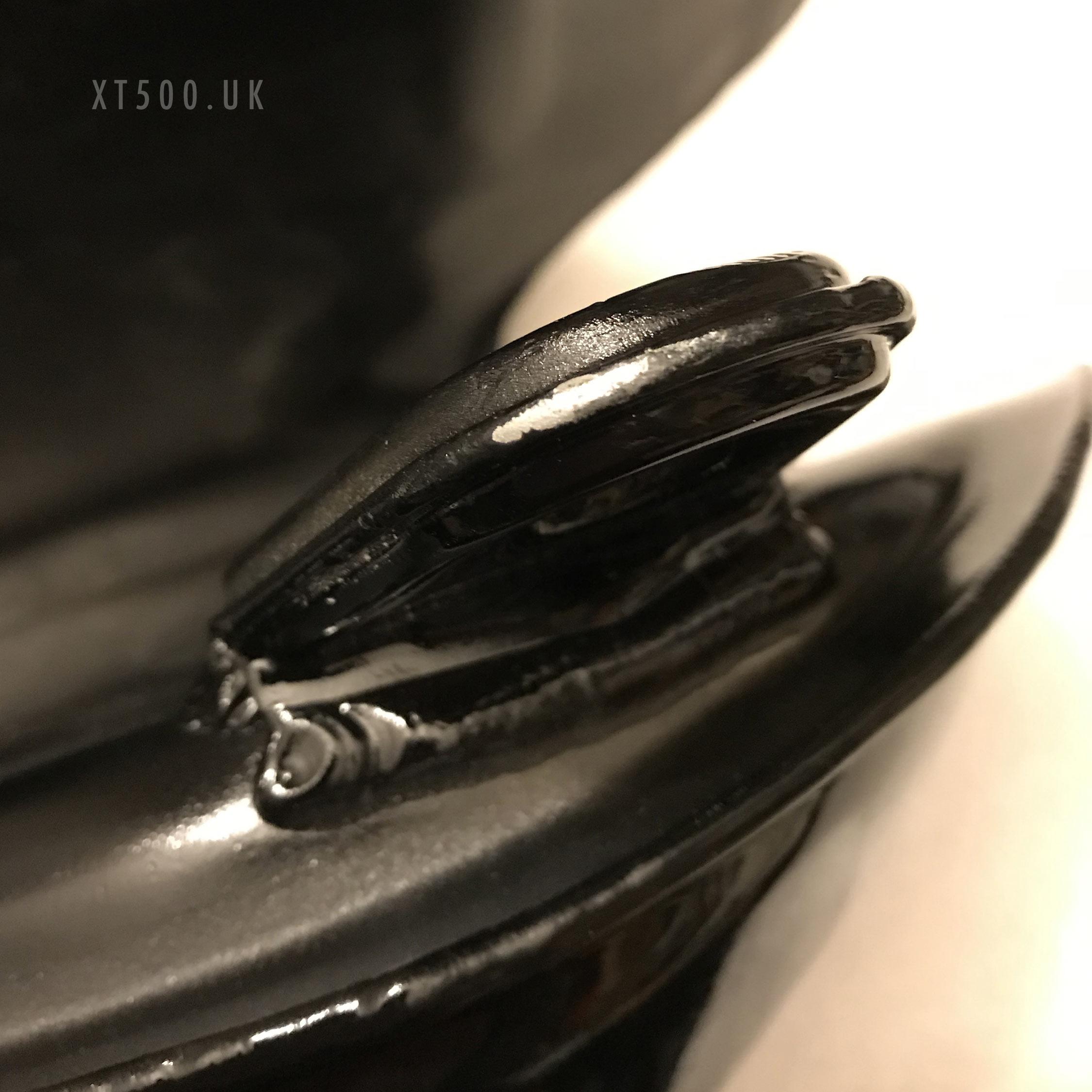 XT500 tank damage to paintwork