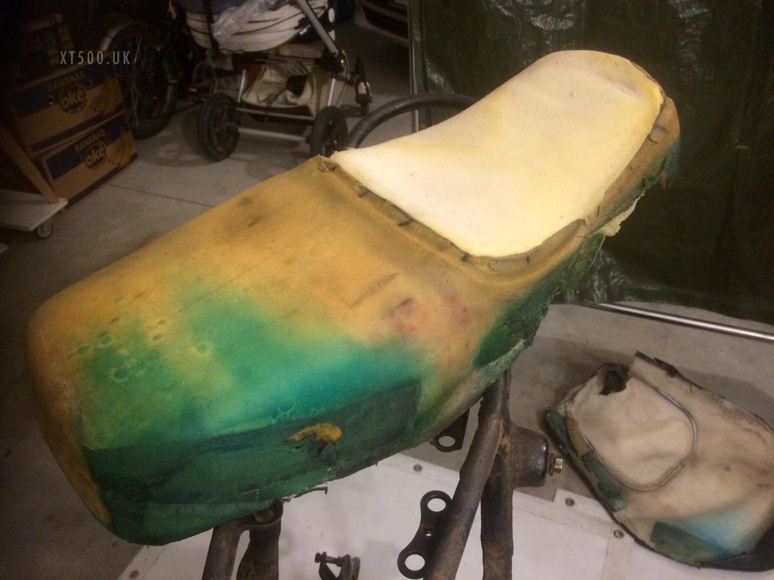 XT500 seat restoration